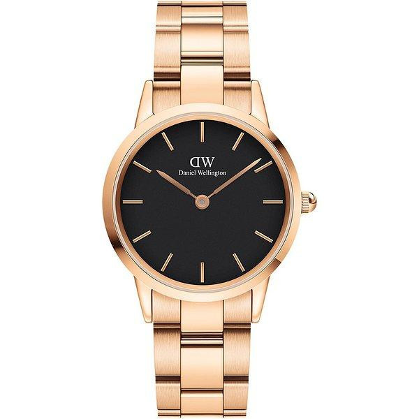 Daniel Wellington DW00100212 Iconic Link 32 Rose Gold Black - зображення 1