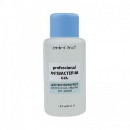 Jerden PROFF Гель для дезинфекції рук та шкіри  Professional Antibacterial Gel. 50 мл