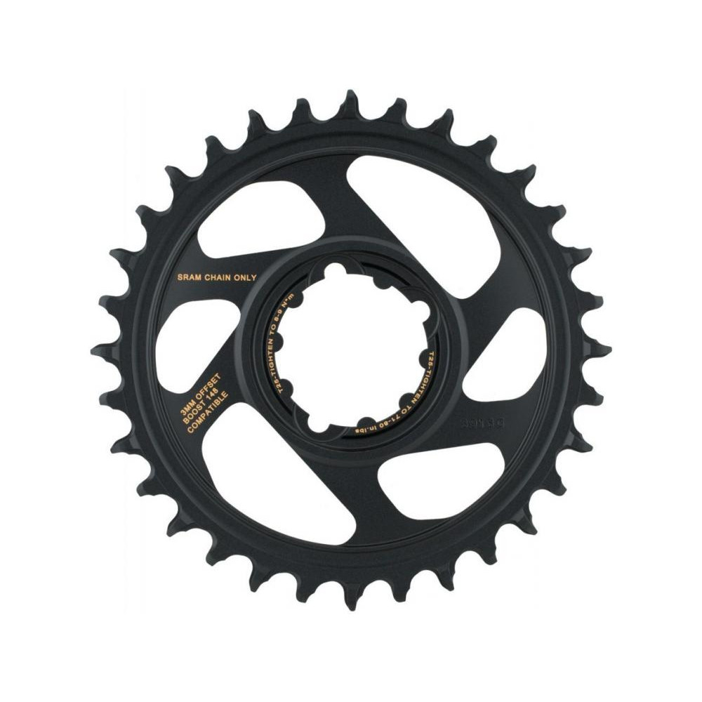 SRAM Звезда  SRAMX-SYNC EAGLE 38T DM 3 OFFSET B BLK - зображення 1