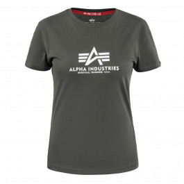 Alpha Industries Футболка T-Shirt жіноча  New Basic - Dark Olive XS