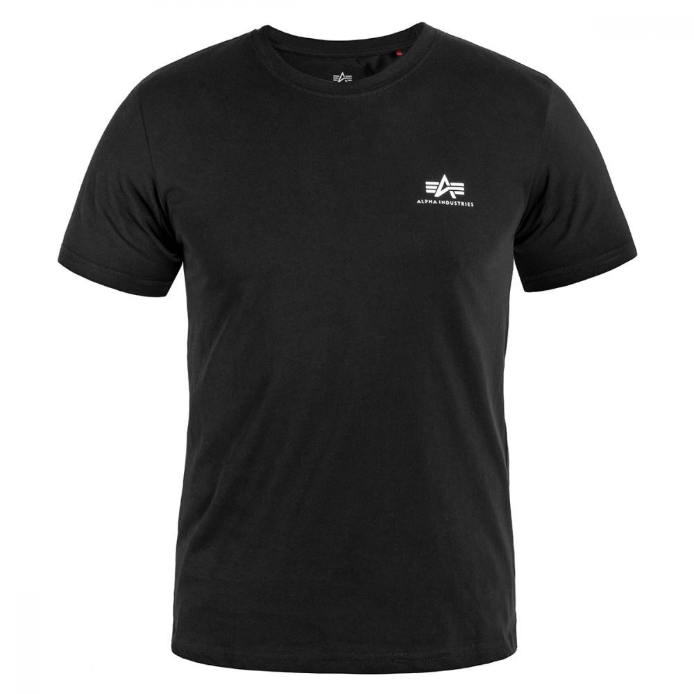 Alpha Industries Футболка T-shirt  Basic Small Logo - Black M - зображення 1