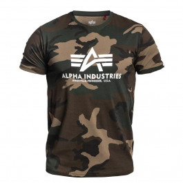   Alpha Industries Футболка T-shirt  Basic - Woodland Camo 65 L
