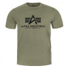 Alpha Industries Футболка T-Shirt  Basic - Black/Olive - зображення 1