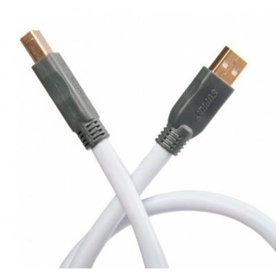 SUPRA Cables USB 2.0 A-B BLUE 0.7M (1001907565) - зображення 1