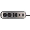 Brennenstuhl Estilo: 16 А, 3500 Вт, 2 USB порти 3100 mA, 3х1,5мм2, чорний (1153590410) - зображення 1