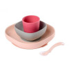 Beaba Набор посуды 4 предмета розовый (913429) - зображення 1