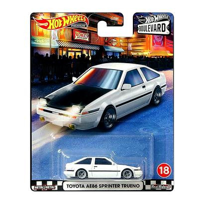 Hot Wheels Toyota AE86 Sprinter Trueno Boulevard 1:64 GJR77 White - зображення 1