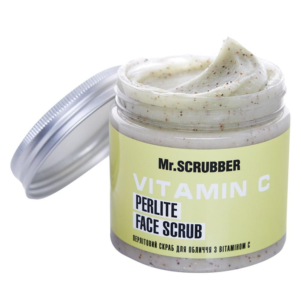 Mr. Scrubber Перлитовый скраб для лица  с витамином C Vitamin C Perlite Face Scrub 250 г (4820200232355) - зображення 1