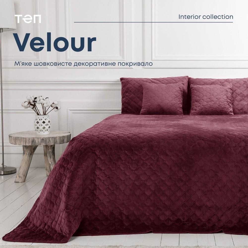 ТЕП Покривало  Velour 409 Бордовий 180х240 см (2000008880688) - зображення 1