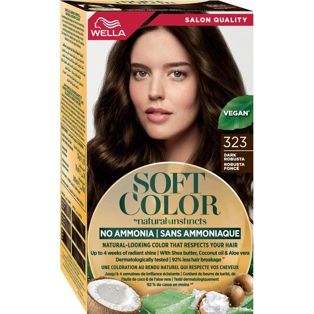 Wella Фарба для волосся  Soft Color Безаміачна 323 - Темна робуста (3616302076833) - зображення 1