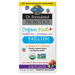 Garden of Life Dr. Formulated Organic Kids 30 жувальних таблеток ягоди - зображення 1