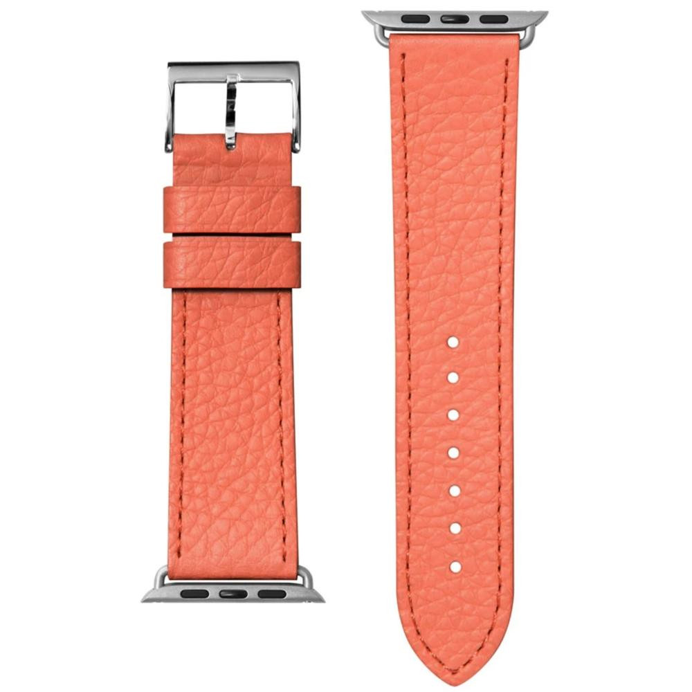 LAUT Кожаный ремешок для Apple Watch 38mm (Серия 1/2/3) / 40mm (Серия 4/5/6/SE)  MILANO Coral (LAUT_AWS_M - зображення 1