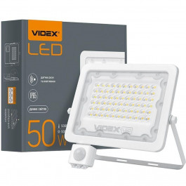 VIDEX Світлодіодний сенсорний прожектор  VL-Fe-505W-S 50W 5000K білий (4820246480444)