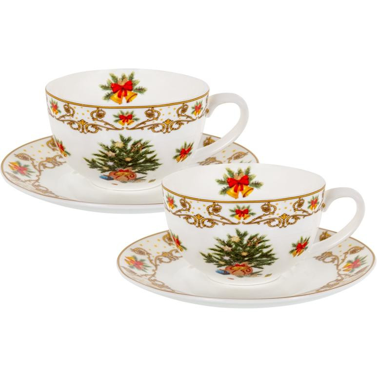 Lefard Набір чашок для чаю з блюдцями Modern Classic 300мл 985-161 - зображення 1