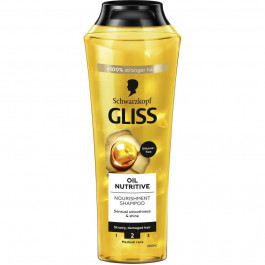Gliss kur Oil Nutritive Shampoo 250 ml Шампунь для сухих, поврежденных волос с секущимися кончиками (900010039