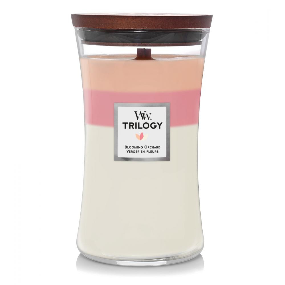 WoodWick Ароматична свічка з ніжними нотами  Large Trilogy Blooming Orchard 609 г (1728632E) - зображення 1