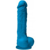 NS Novelties COLOURS PLEASURES 7'' DILDO BLUE (T280977) - зображення 1