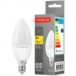 TITANUM LED C37 6W E14 3000K 220V (TLС3706143)