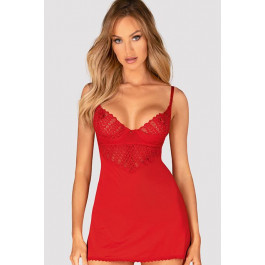   Obsessive Комплект  Ingridia chemise (Червоний, M/L) (100419)