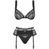 Obsessive Комплект  Heartina set (Чорний, L/XL) (80128) - зображення 4