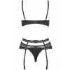 Obsessive Комплект  Heartina set (Чорний, L/XL) (80128) - зображення 5