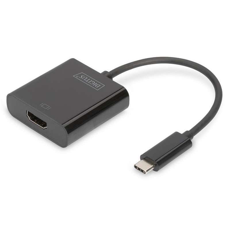 Digitus USB-C - HDMI Black (DA-70852) - зображення 1