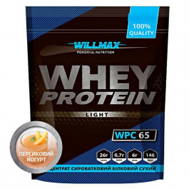   Willmax Whey Protein Light 65% 1000 g /25 servings/ Персиковий Йогурт (wx210)