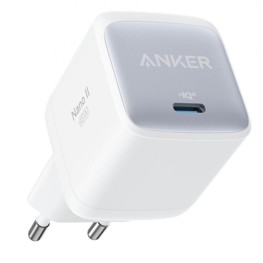 Anker PowerPort 713 Nano II GaN 45W White (A2664321) - зображення 1