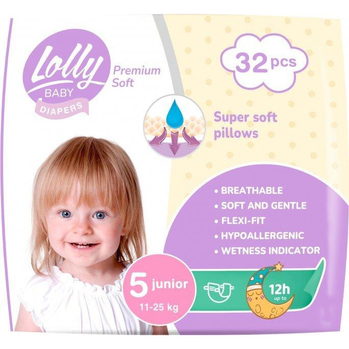 Lolly baby Premium Soft 5, 32 шт - зображення 1