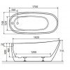 Radaway Sapientza 175x78 (WA1-42-175x078U-BC) - зображення 4