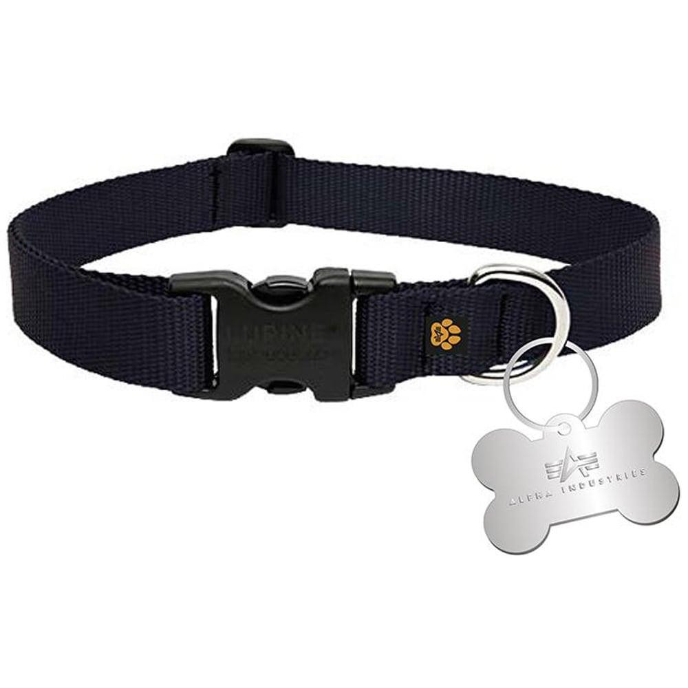 Alpha Industries Нашийник для собаки  Basic Dog-Tag Collar - Black M (116927/03 M) - зображення 1