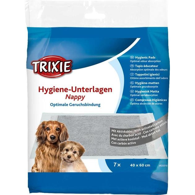 Trixie Пелюшки для собак  з активованим вугіллям 40 х 60 см 7 шт (4011905233703) - зображення 1