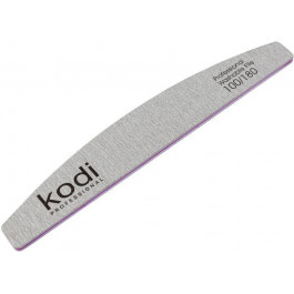 Kodi Professional Пилочка для нігтів  №94 у формі Півмісяць 100/180 сірий бокові елементи: фіолетові 178x28x4 мм (2010