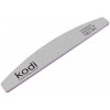 Kodi Professional Пилочка для нігтів  №92 у формі Півмісяць 180/180 сірий бокові елементи: фіолетові 178x28x4 мм (2010 - зображення 1