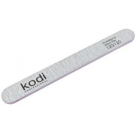 Kodi Professional Пилка  №134 прямої форми 120/120 світло-сірий бічні елементи: фіолетові 178x19x4 мм (20099534) (ROZ6