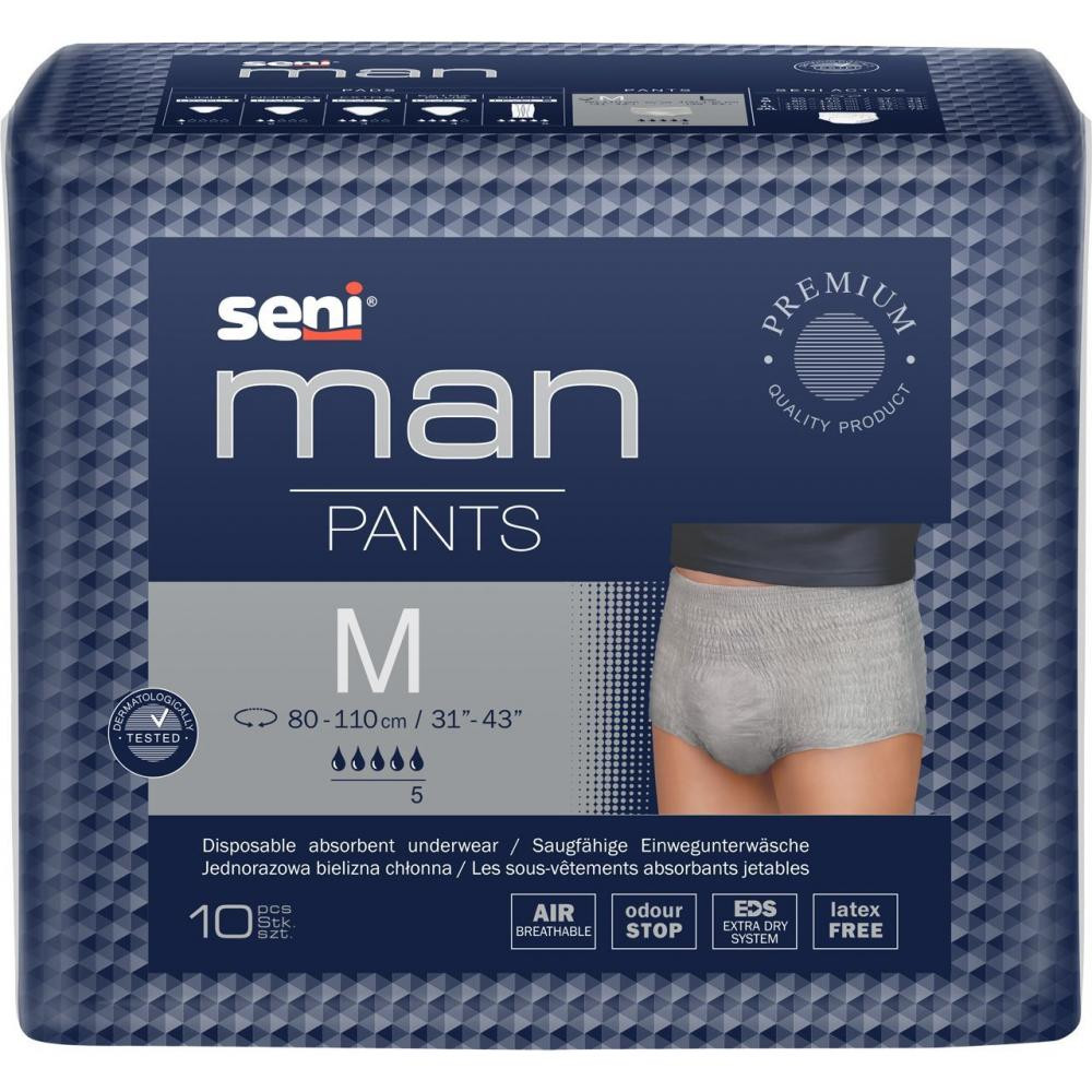 Seni Труси поглинальні для дорослих  Man Pants Medium 10 шт (5900516800543) - зображення 1