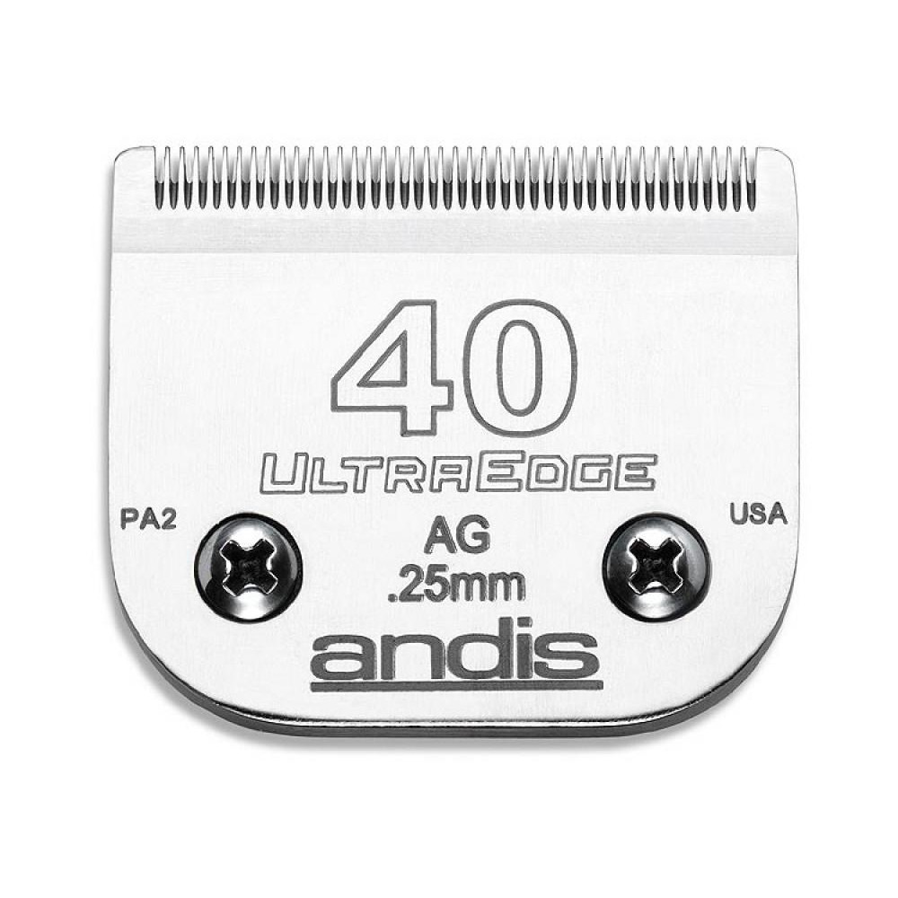 Andis Ножевой блок ULTRA EDGE №40, 0,25 мм, совместим с роторными машинками , MOSER, OSTER, TH (AN u 64084 - зображення 1