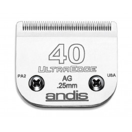   Andis Ножевой блок ULTRA EDGE №40, 0,25 мм, совместим с роторными машинками , MOSER, OSTER, TH (AN u 64084