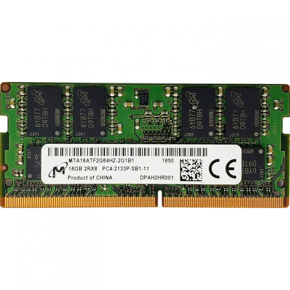 Micron 16 GB SO-DIMM DDR4 2133 MHz (MTA16ATF2G64HZ-2G1B1) - зображення 1