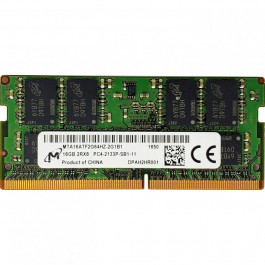 Micron 16 GB SO-DIMM DDR4 2133 MHz (MTA16ATF2G64HZ-2G1B1)