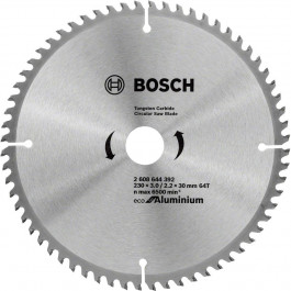 Bosch Eco for Aluminium 190x2.42/1.6x30мм 54TCG (2.608.644.389)
