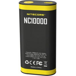 Nitecore NC10000 (QC 3.0, 10000mAh, фонарик)