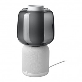 IKEA SYMFONISK Speaker lamp Glass shade White/black (094.827.25)