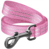 WAUDOG Повідець  Re-cotton світловідбиваючий для собак з відновленого бавовни рожевий 20 ммx2 м - зображення 1