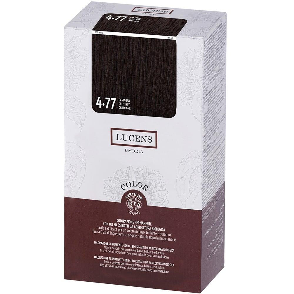 Lucens Umbria Фарба для волосся  Color 4.77 Chestnut 145 мл (8020936082170) - зображення 1