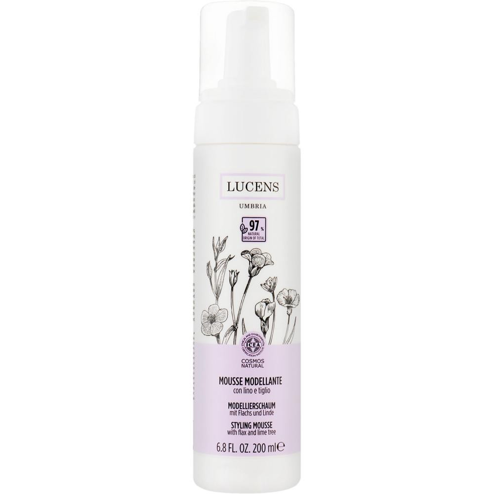Lucens Umbria Моделюючий мус  Styling Mousse для всіх типів волосся 200 мл (8020936082798) - зображення 1