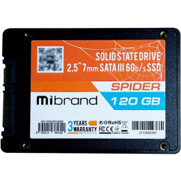 Wibrand Spider 120GB 2.5 (WI2.5SSD/SP120GB)