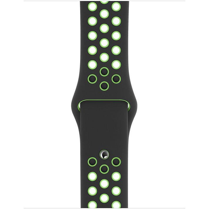 Apple Спортивный ремешок  Watch 38mm/40mm Black / Lime Blast Nike Sport Band (MXQW2) - зображення 1