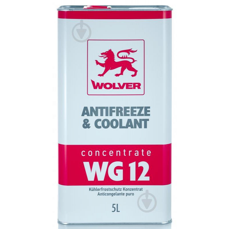 Wolver Antifreeze Coolant Concentrate G12 -80 5л - зображення 1