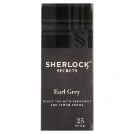Sherlock Secrets Чай чорний  Earl Grey, 25*2 г (4823118600797)